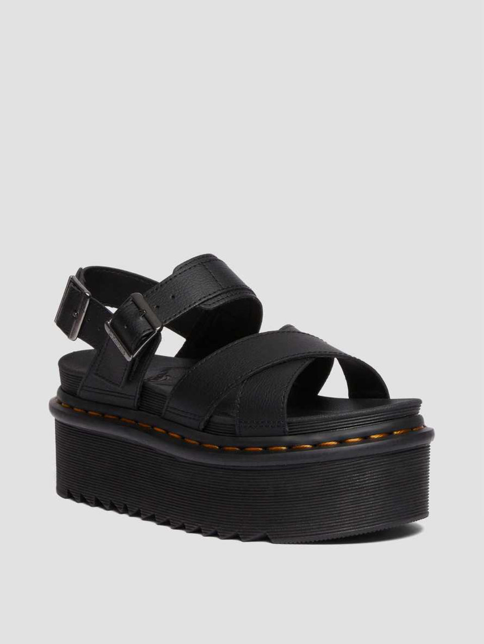 DR. MARTENS Sandali con Suola Platform Voss Quad Nero Negozio online di fabbrica