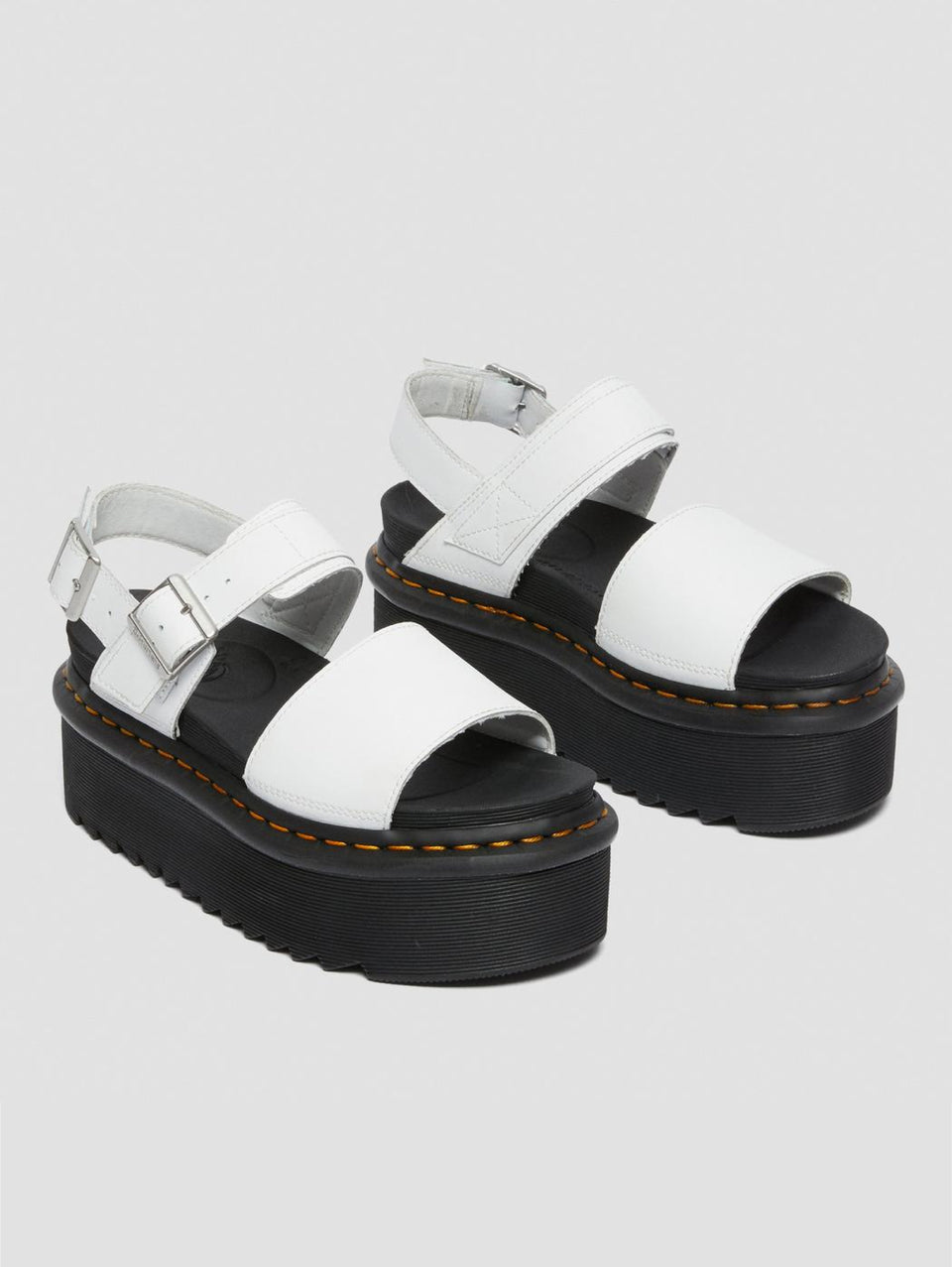 DR. MARTENS Sandali Platform Voss Quad Bianco Comprare a buon mercato