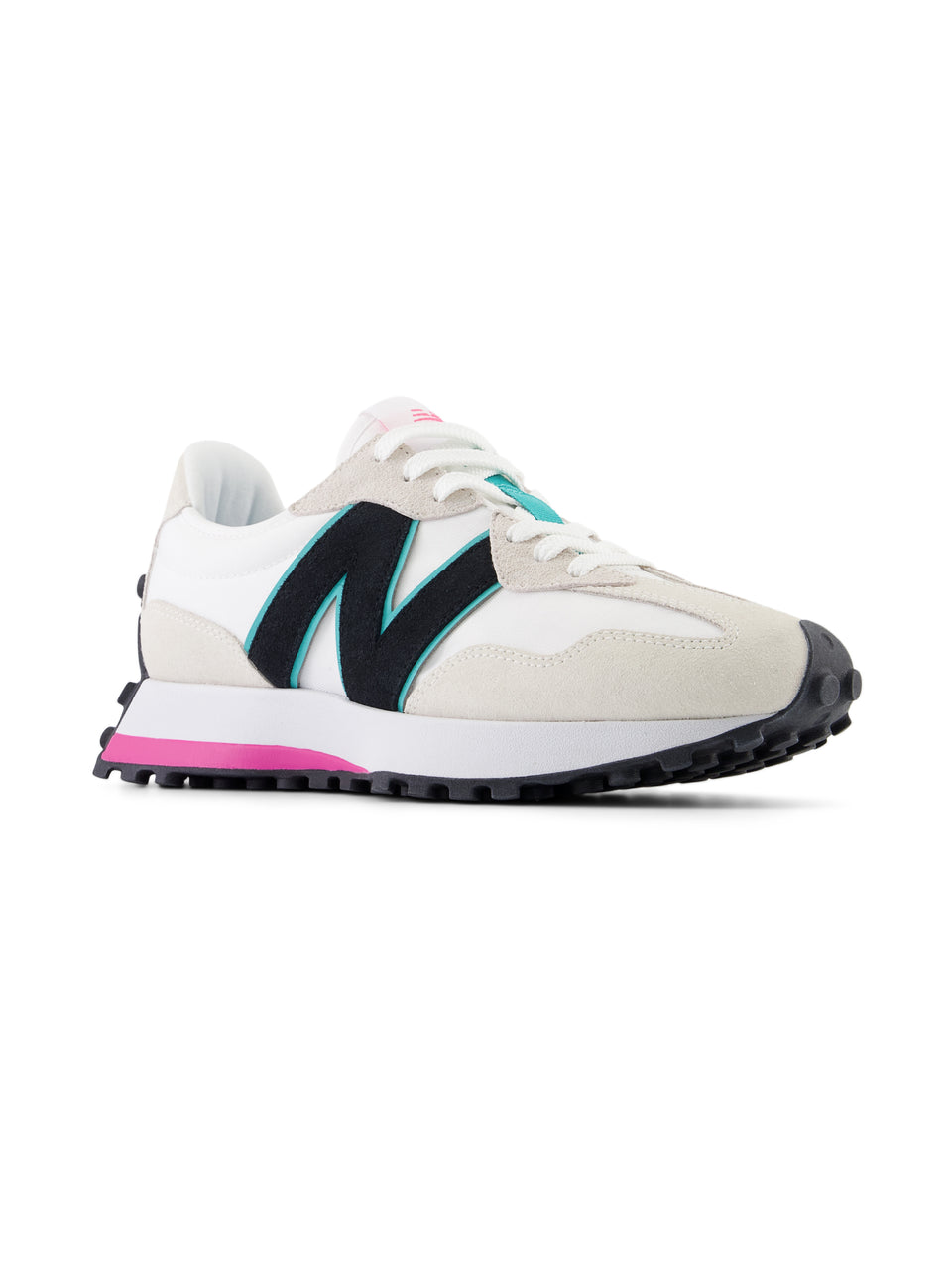 NEW BALANCE Sneakers Retrò 327 Bianco/Cielo/Rosa Offerte stagionali