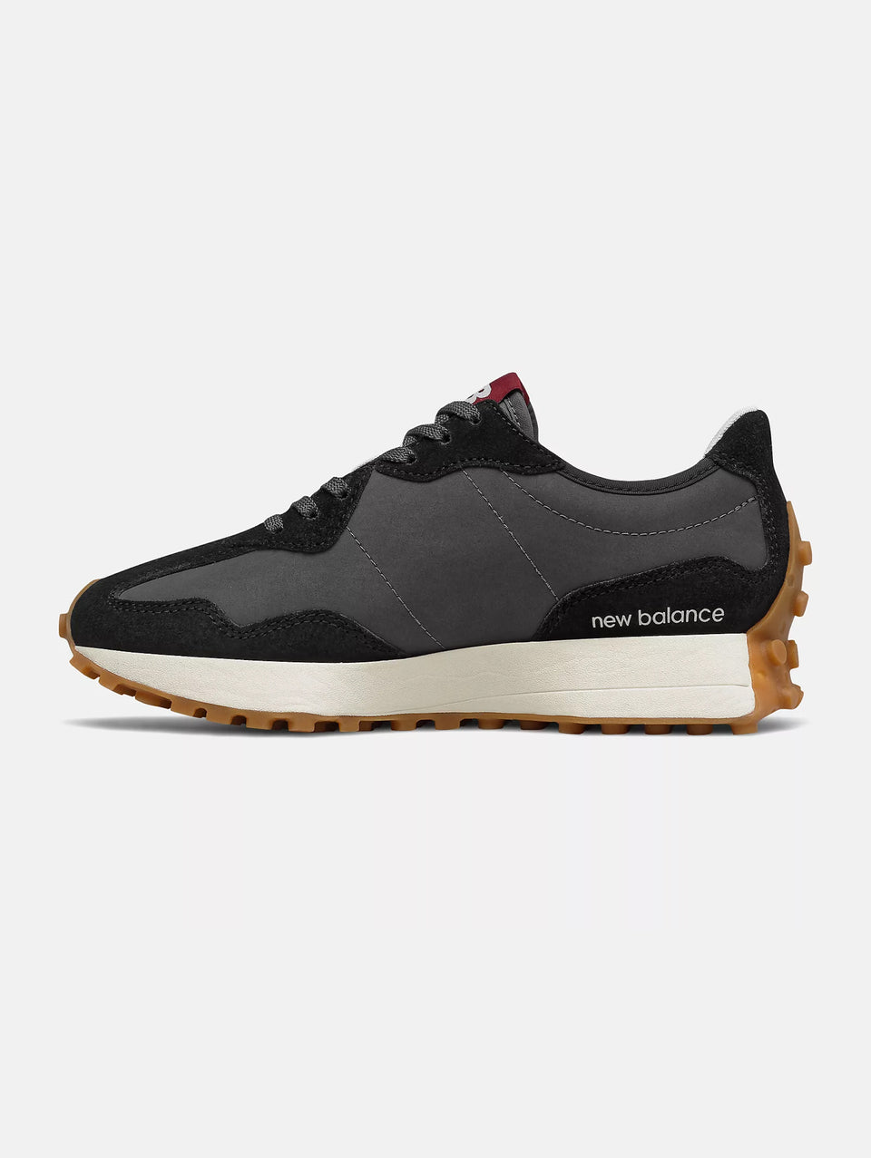 NEW BALANCE Sneakers Retrò 327 in Pelle Nero Liquidazione