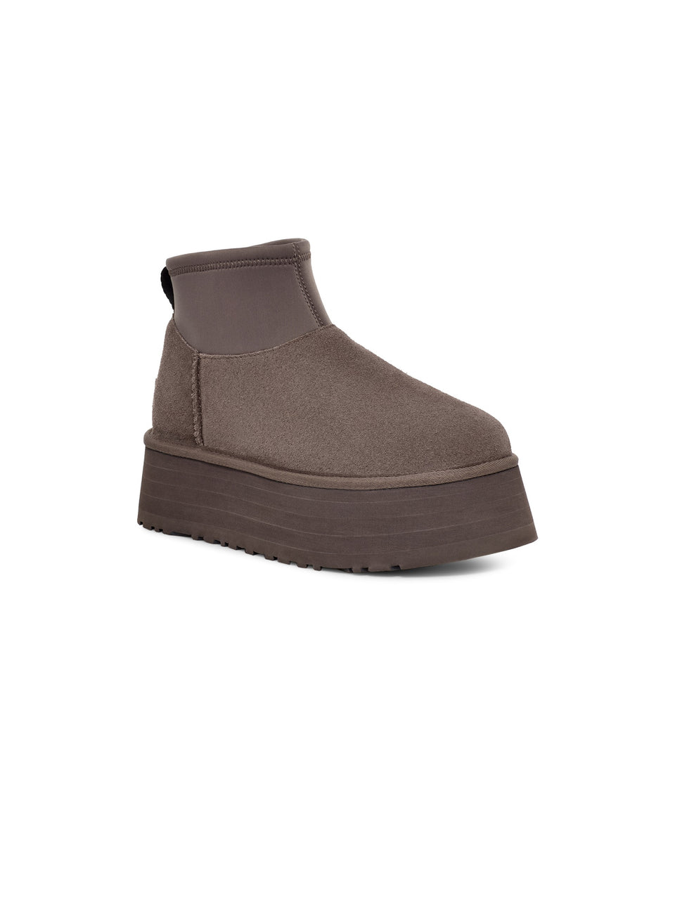 UGG Stivaletti con Plateau Classic Mini Dipper Grigio Offerte speciali