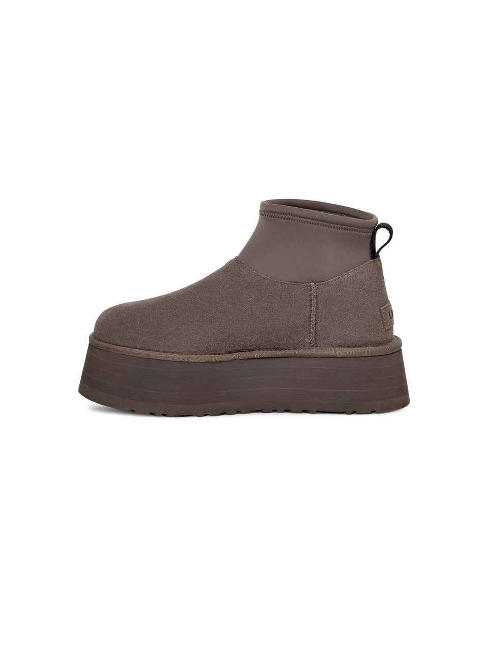 UGG Stivaletti con Plateau Classic Mini Dipper Grigio Offerte speciali