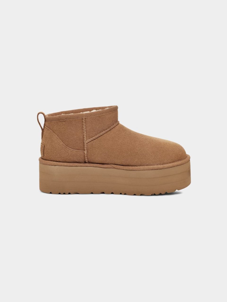 UGG Stivaletti con Plateau Ultra Mini Platform Castagna Ritorno libero