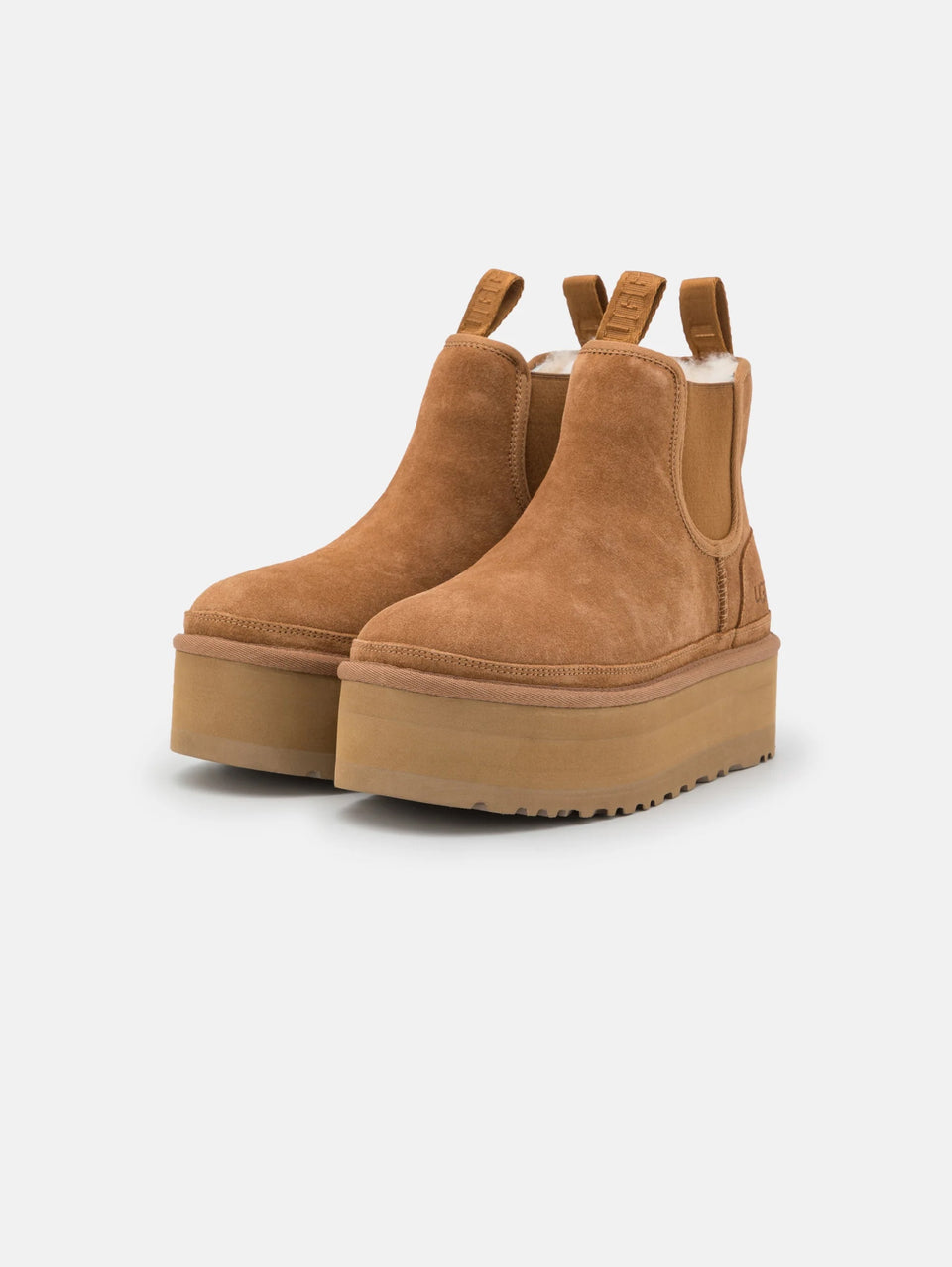 UGG Stivaletti Chelsea con Platform Castagna Latest stili