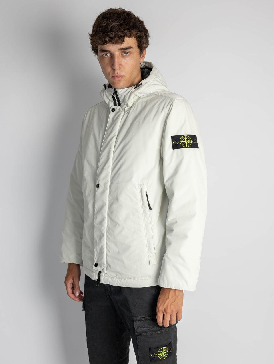 STONE ISLAND Piumino in Micro Twill con Imbottitura Stucco 50% di sconto per tempo limitato