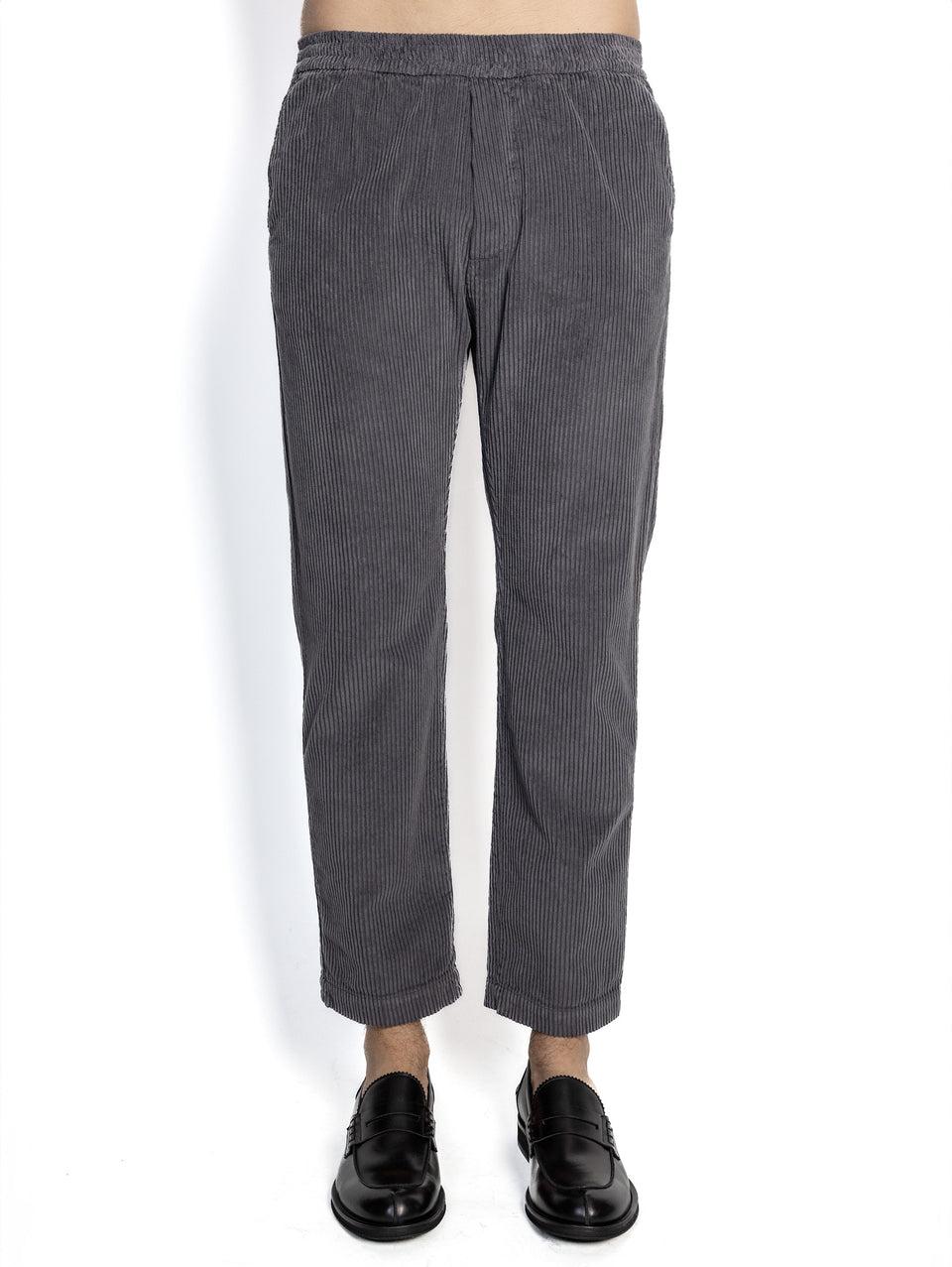 BARENA VENEZIA Pantaloni Jogger in Velluto Malva Nuovo