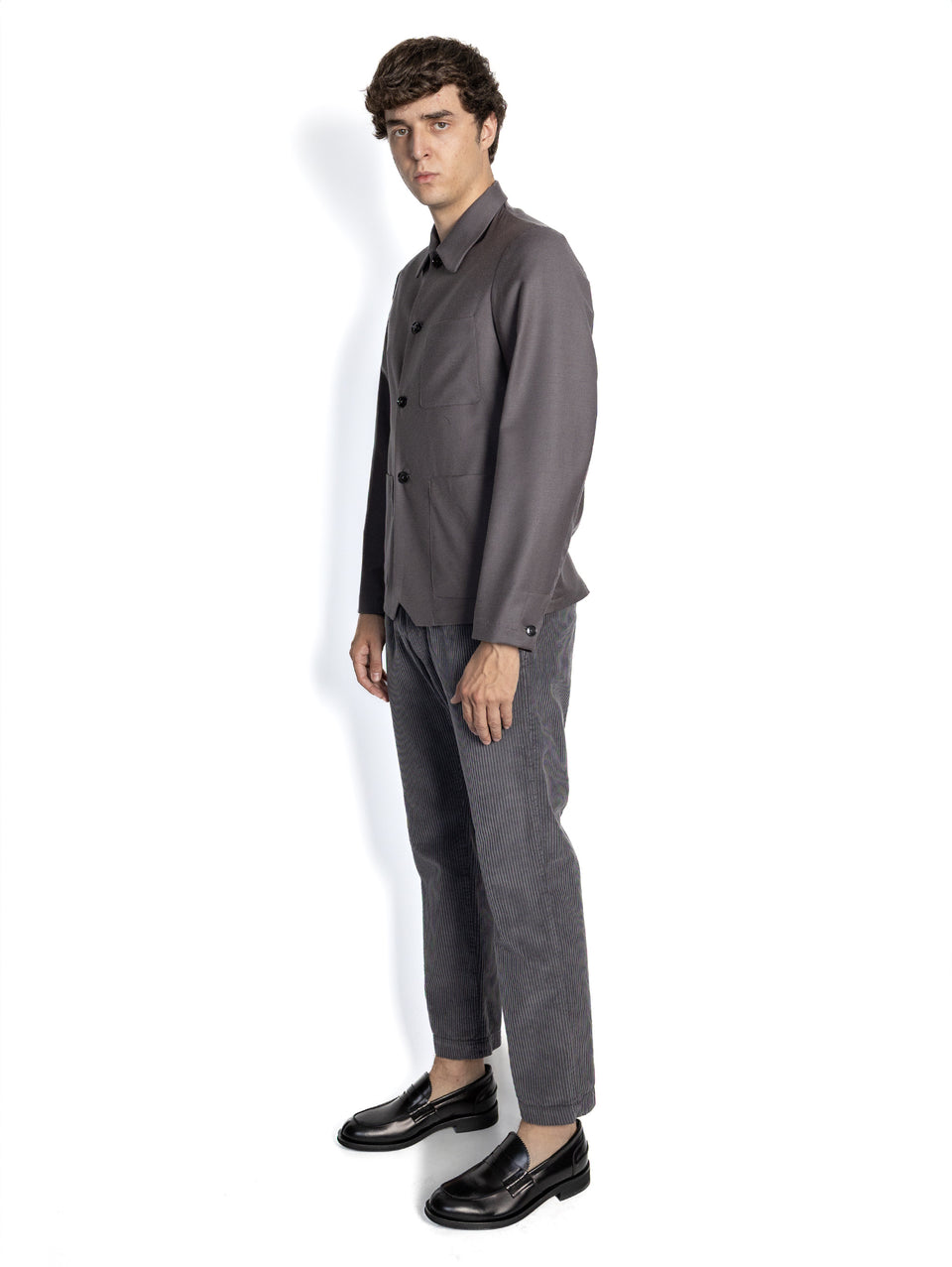 BARENA VENEZIA Pantaloni Jogger in Velluto Malva Nuovo