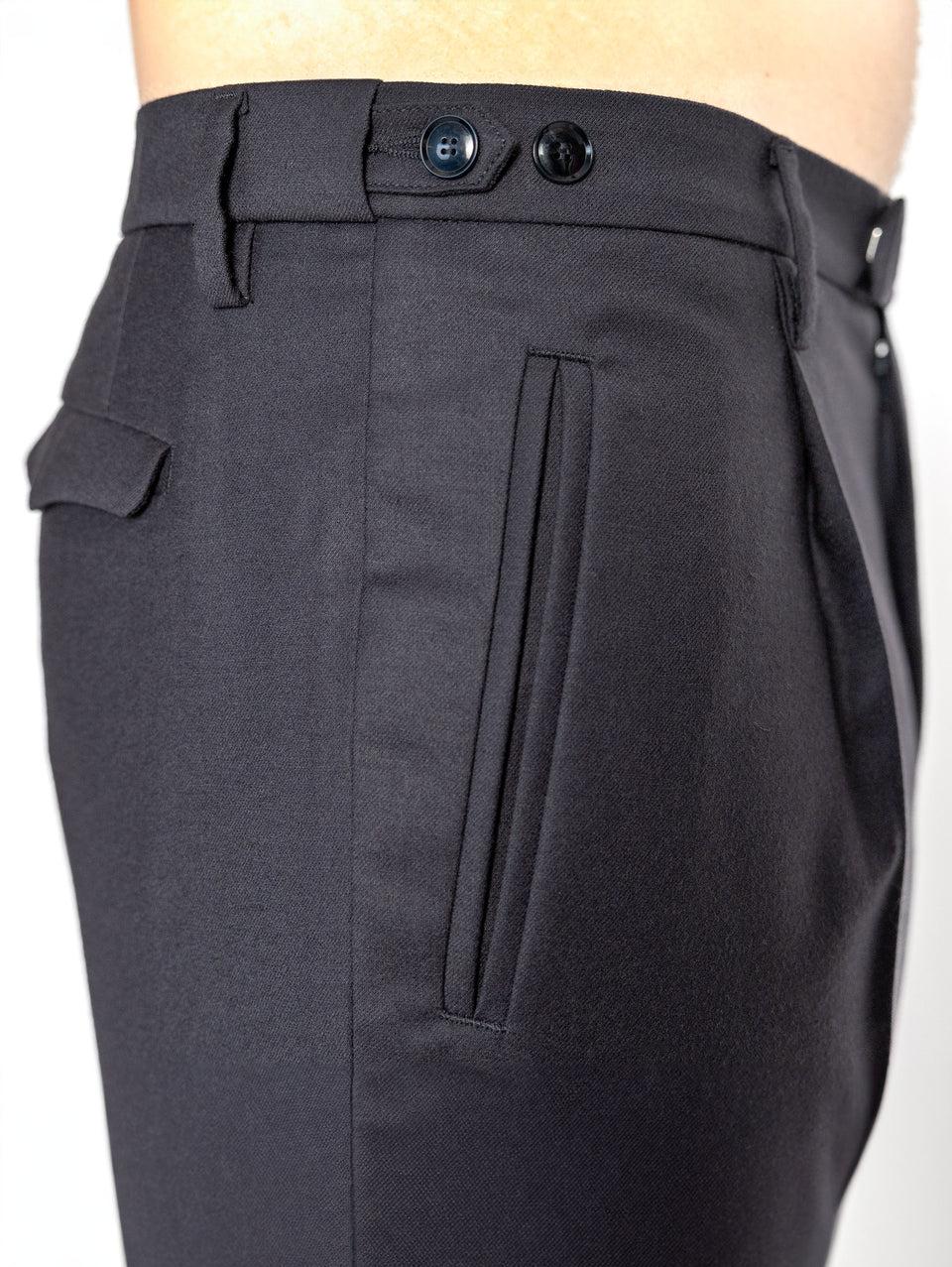 BARENA VENEZIA Pantaloni in Flanella con Pinces Mirto Qualità