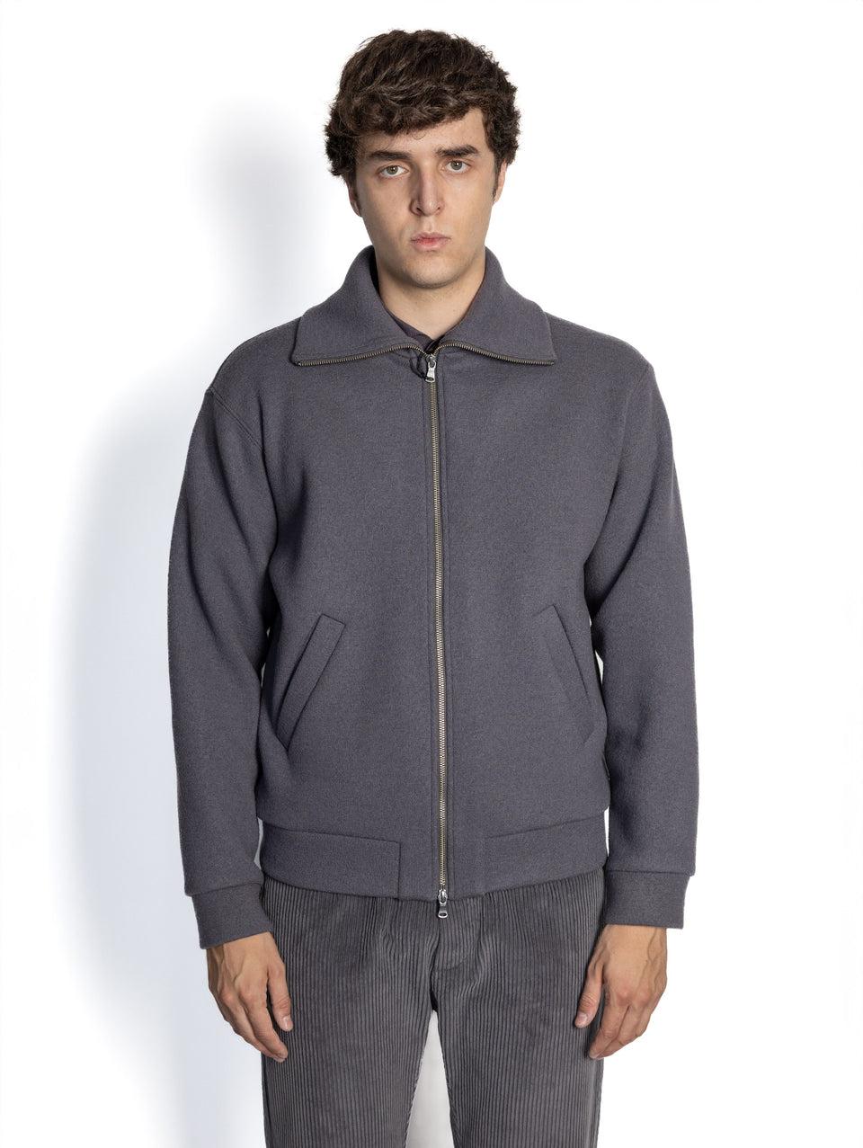 BARENA VENEZIA Bomber in Maglia di Lana Malva Promozione