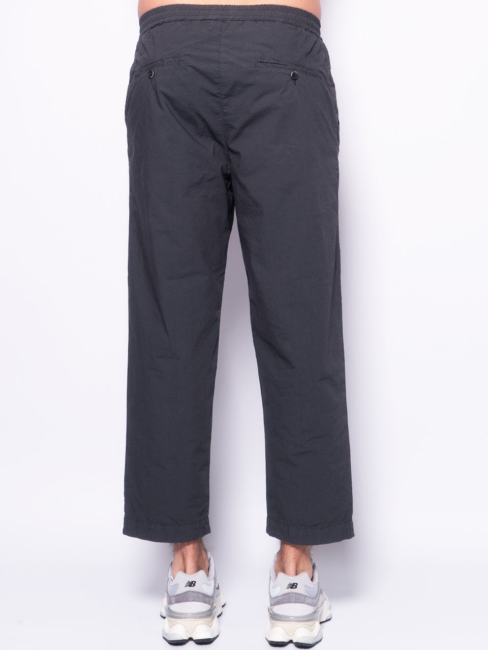 BARENA VENEZIA Pantaloni Jogger Relaxed in Cotone Ameo Piombo Prezzo Ridotto