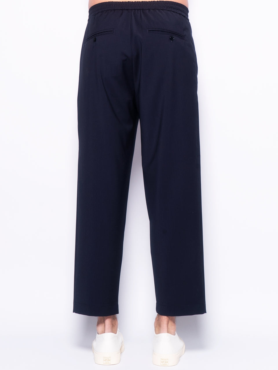 BARENA VENEZIA Pantaloni Jogger Relaxed Lana Ameo Blu Sottocosto