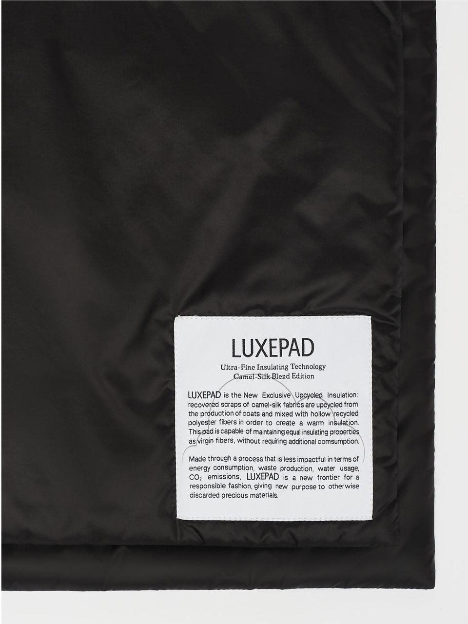 MAX MARA LEISURE Stola in Nylon con Imbottitura Luxepad Nero Moda