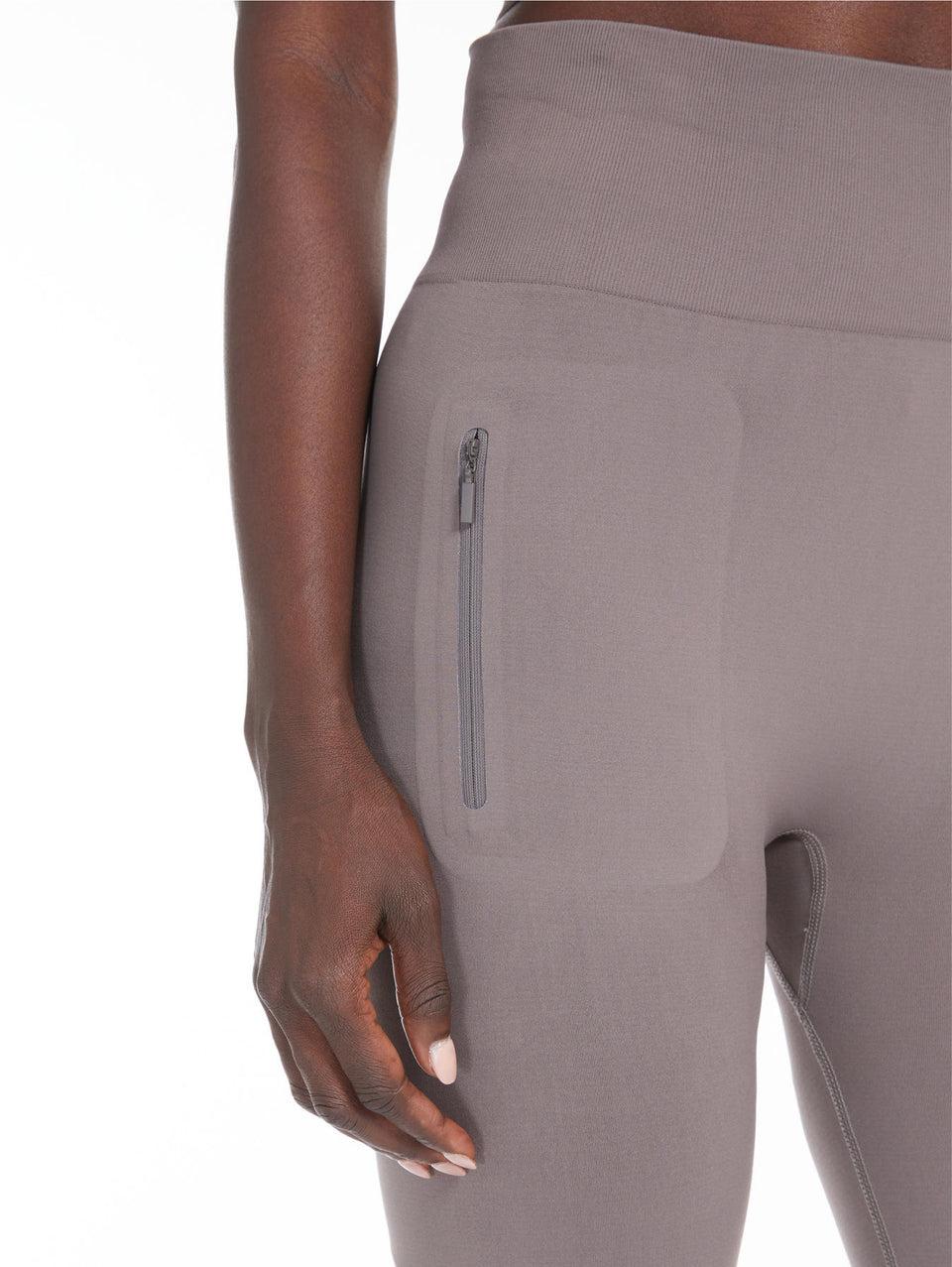 MAX MARA LEISURE Leggins in Tessuto Tecnico Bistretch Nocciola Offerta natalizia