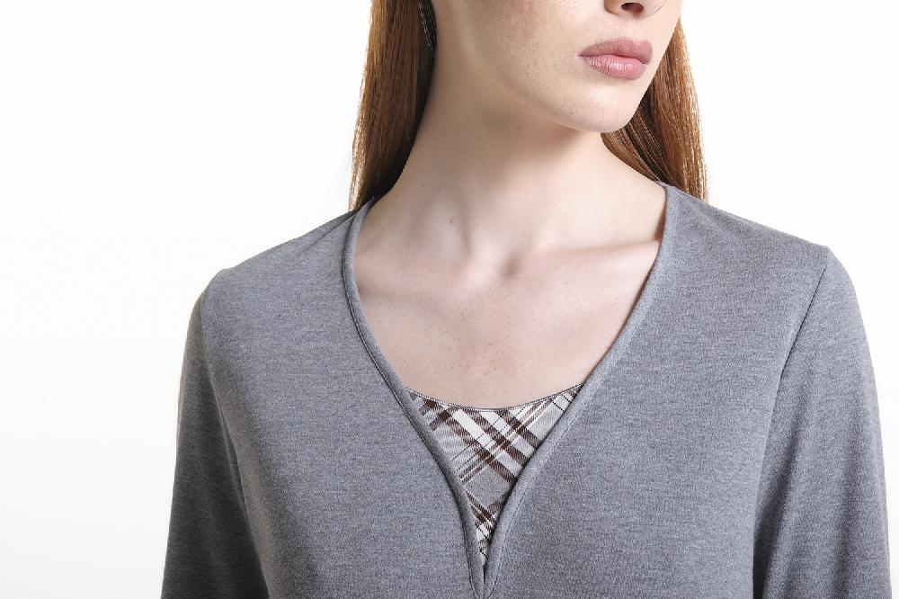 Verdiani Camicia Interlock Cotone Vendita Calda