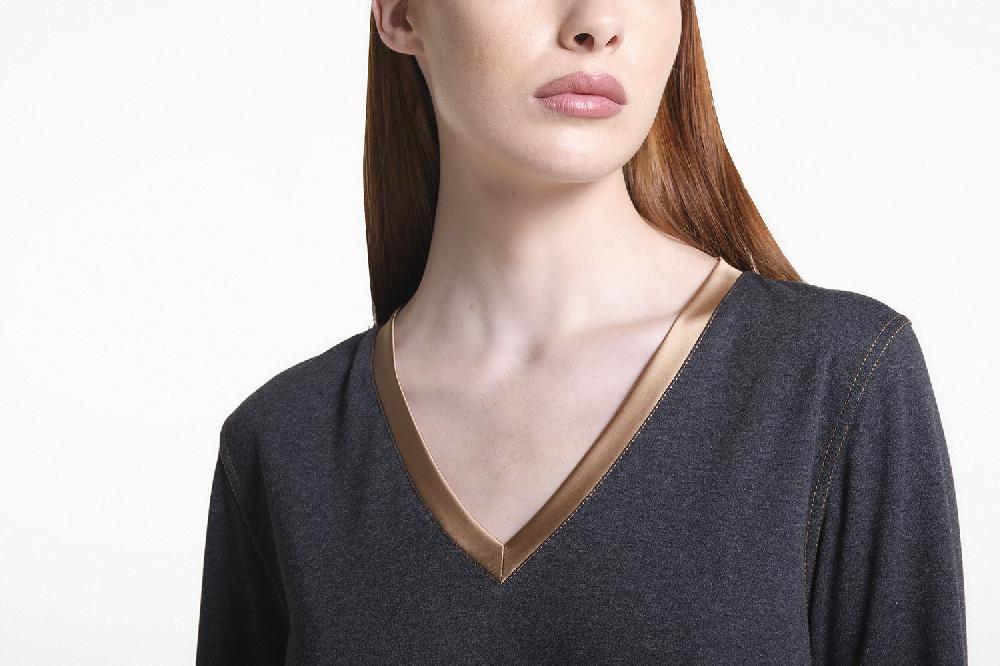 Verdiani Camicia Interlock Cotone In Saldo