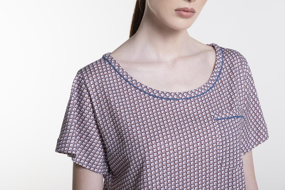 Verdiani Camicia Jersey Cotone Stampa Convenienza