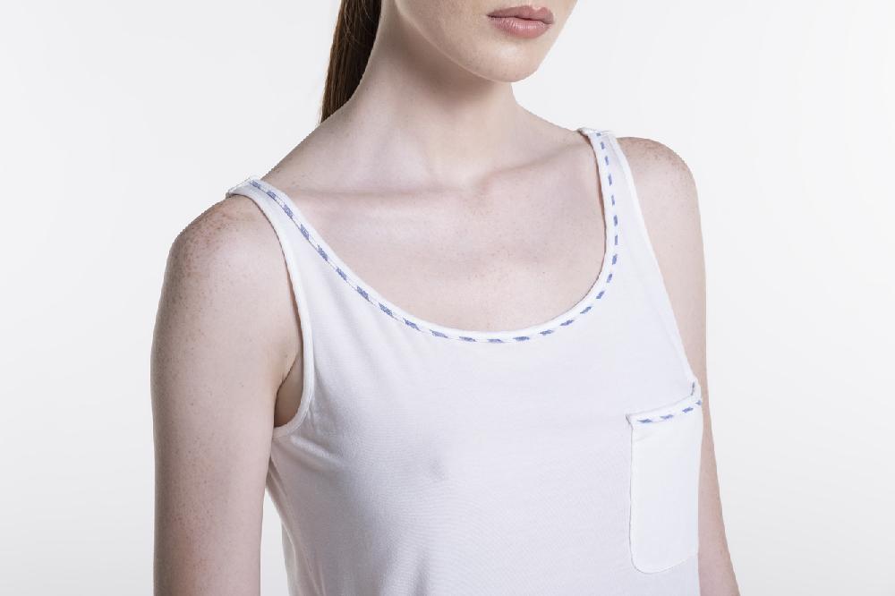 Verdiani Pigiama Modal Tencel + Lino/Cotone Vendita Economica