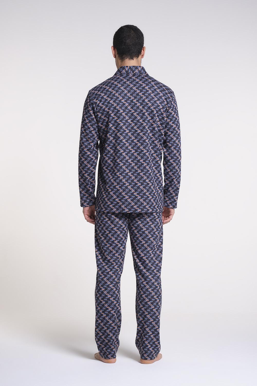 Verdiani Pigiama Jacquard Prezzo Ridotto
