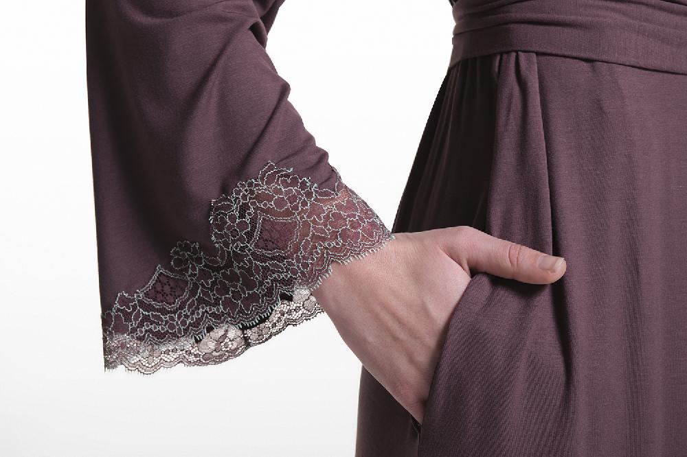 Verdiani Vestaglia Micromodal Tencel Italy