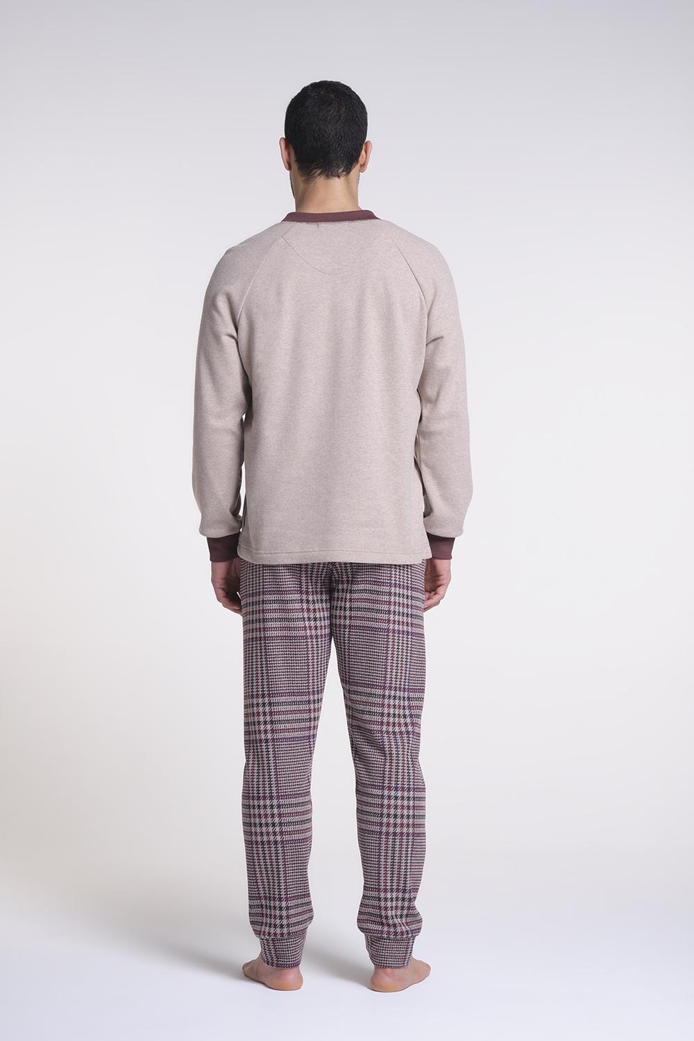 Verdiani Pigiama Punto Milano Jacquard Italia