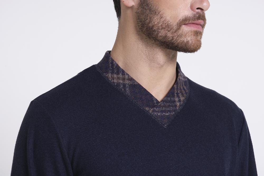 Verdiani Pigiama Punto Milano Jacquard Economico