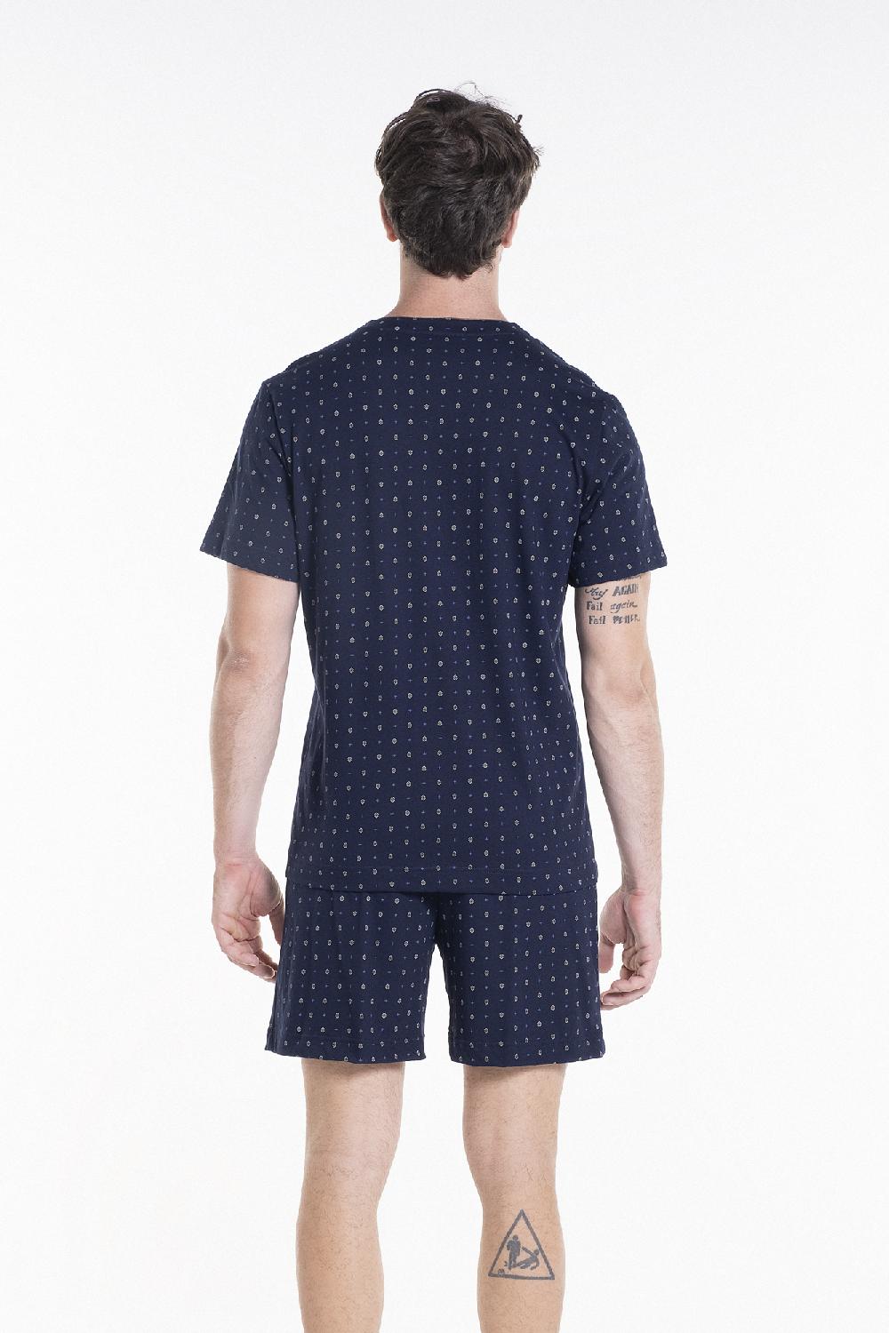 Verdiani Pigiama Jersey Cotone Stampa Fino Al -60%