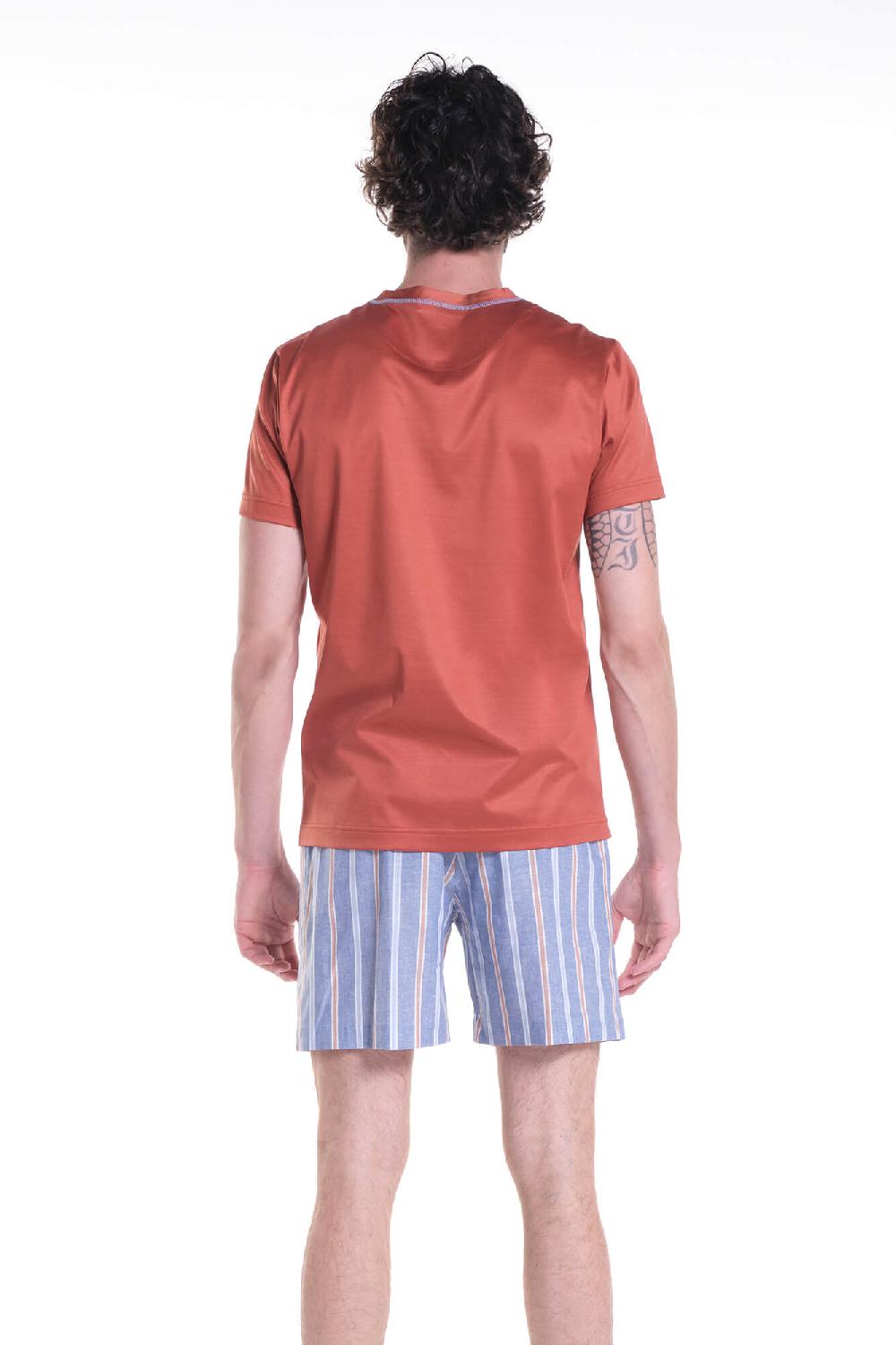 Verdiani Pigiama Jersey Cotone Mako’ + Navetta Riga Sconto