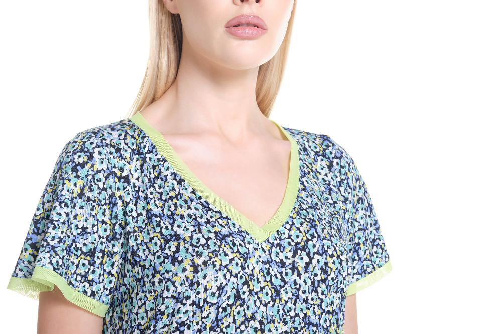 Verdiani Camicia Viscosa Floreale Italy