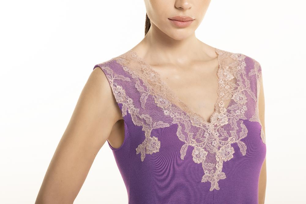 Verdiani Camicia Modal Tencel Frastaglio Negozi Online