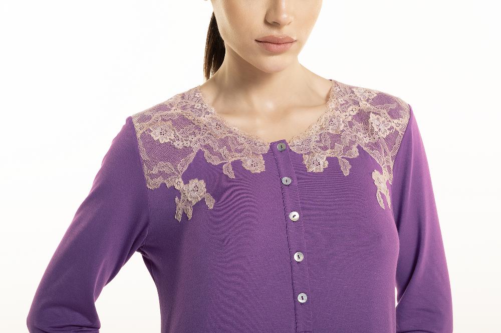 Verdiani Camicia Modal Tencel Frastaglio Acquista Ora