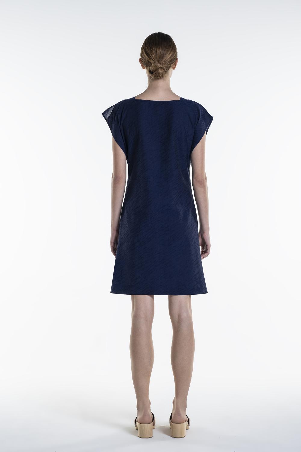 Verdiani Abito Cotone Jacquard Sottocosto