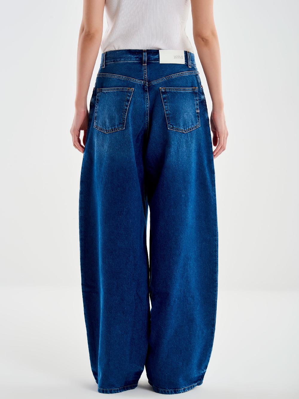 Vicolo Jeans Janet Ampio Blu Prezzo Ridotto