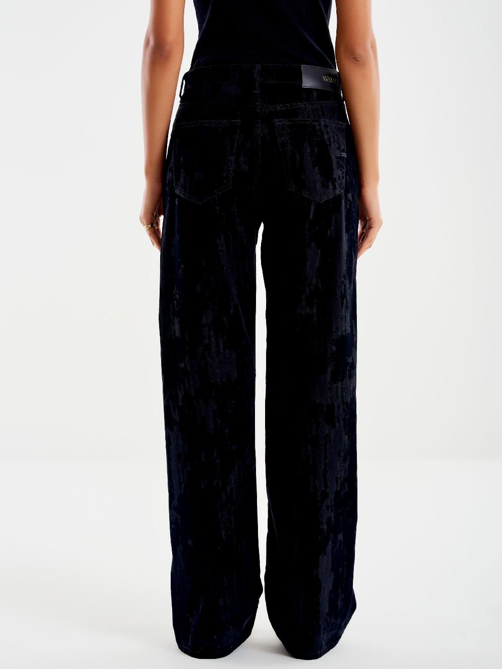 Vicolo Jeans Icon Alex Floccato Nero Negozio