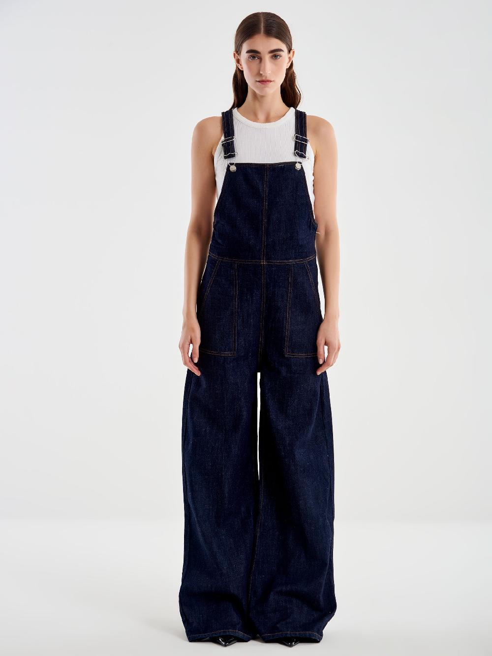 Vicolo Salopette in Jeans Blu Fino Al -60%