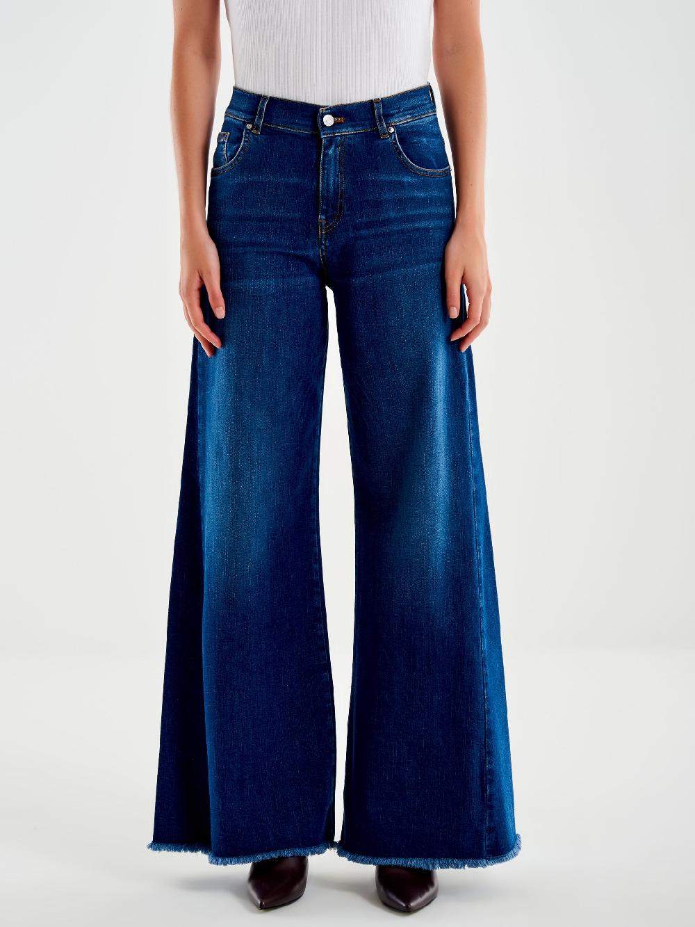 Vicolo Jeans Antonia Ampio Blu Shopping Online