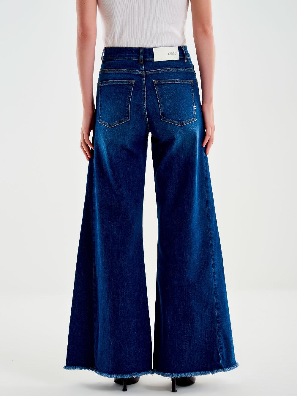 Vicolo Jeans Antonia Ampio Blu Shopping Online
