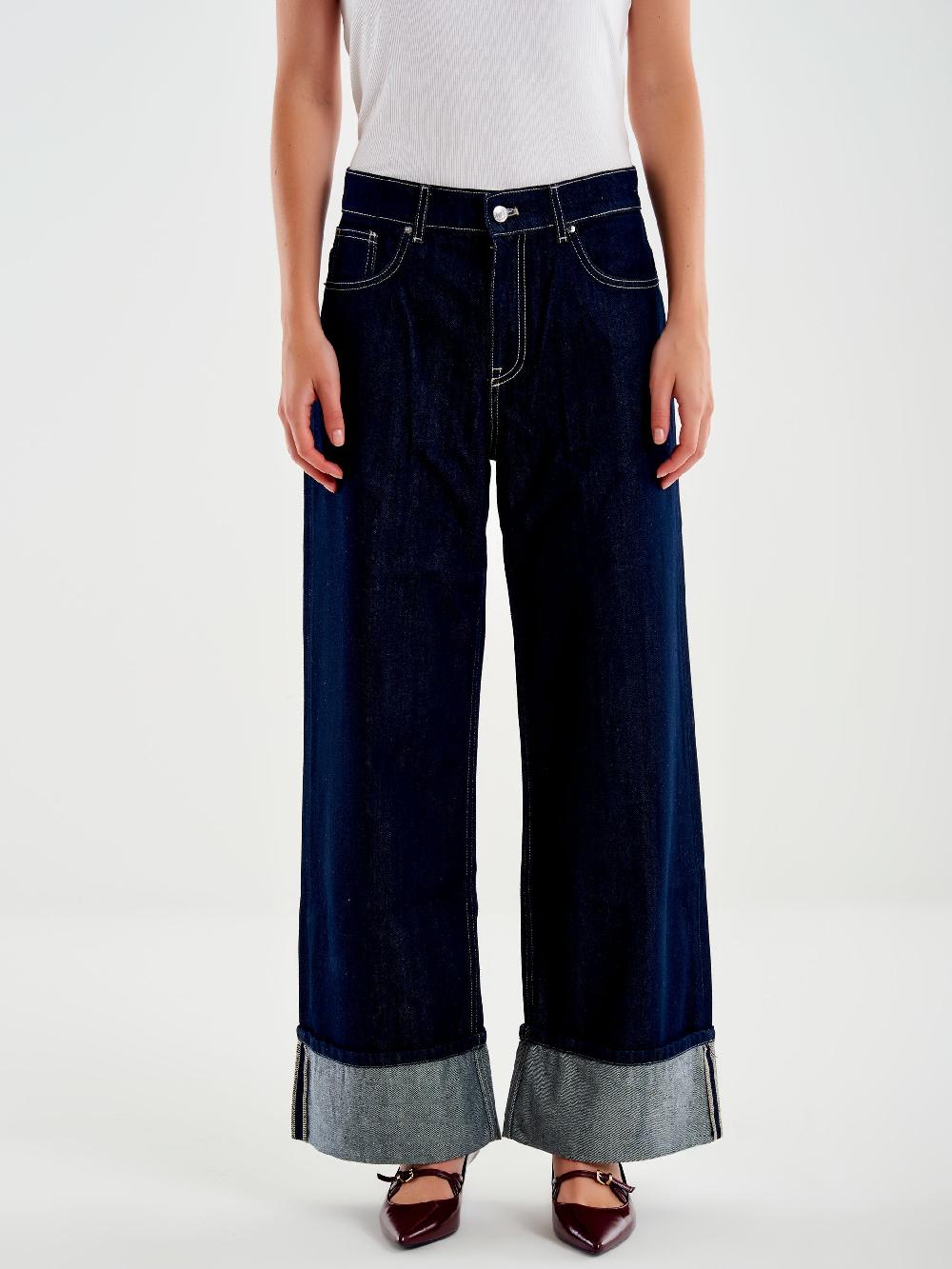 Vicolo Jeans Diva Ampio Blu Affare Del Giorno