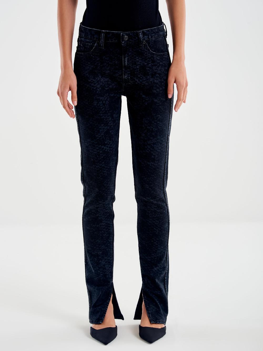 Vicolo Jeans Nilde Skinny Effetto Pitonato Nero Novità