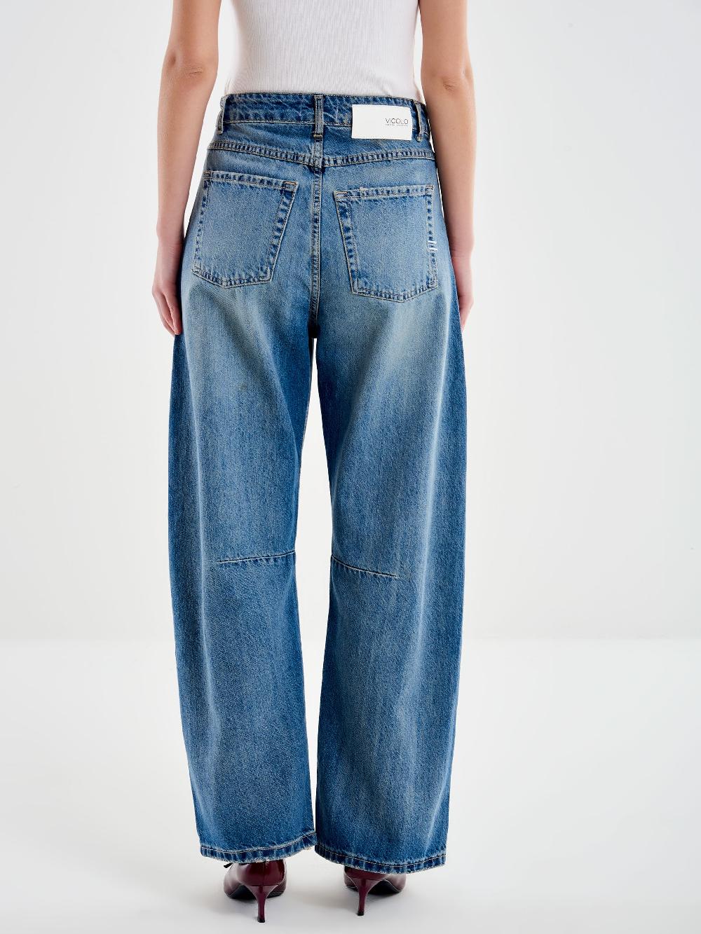 Vicolo Jeans Loose Fit Mary Blu Outlet
