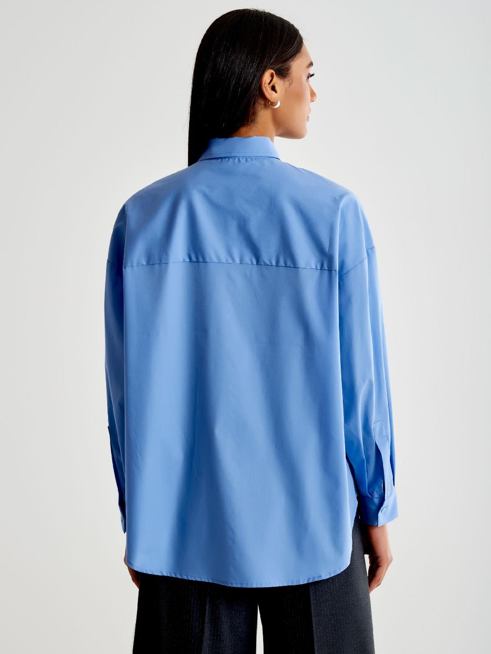 Vicolo Camicia con Cravatta a Righe Azzurro Vendita Economica