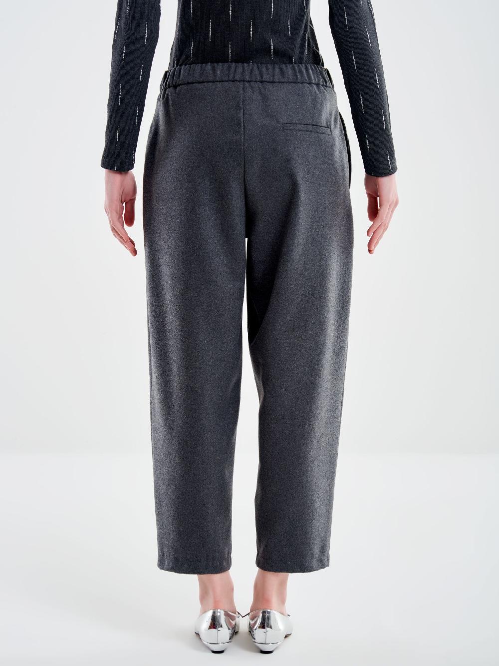 Vicolo Pantalone Carrot Fit Fesco di Lana – Vicolo Negozio