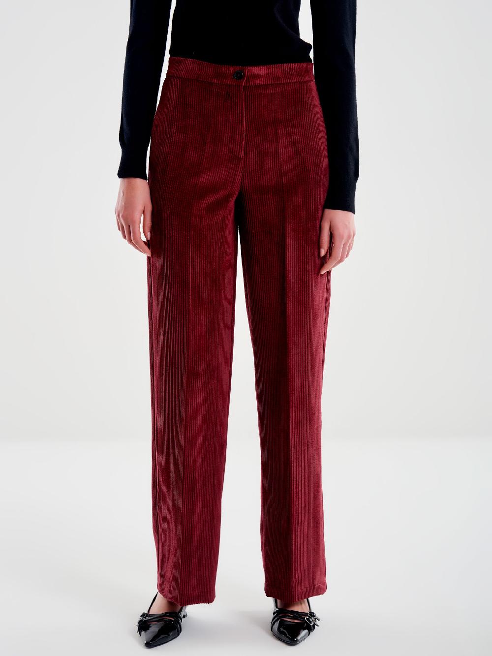 Vicolo Pantalone in Velluto a Palazzo Bordeaux Spedizione Gratuita