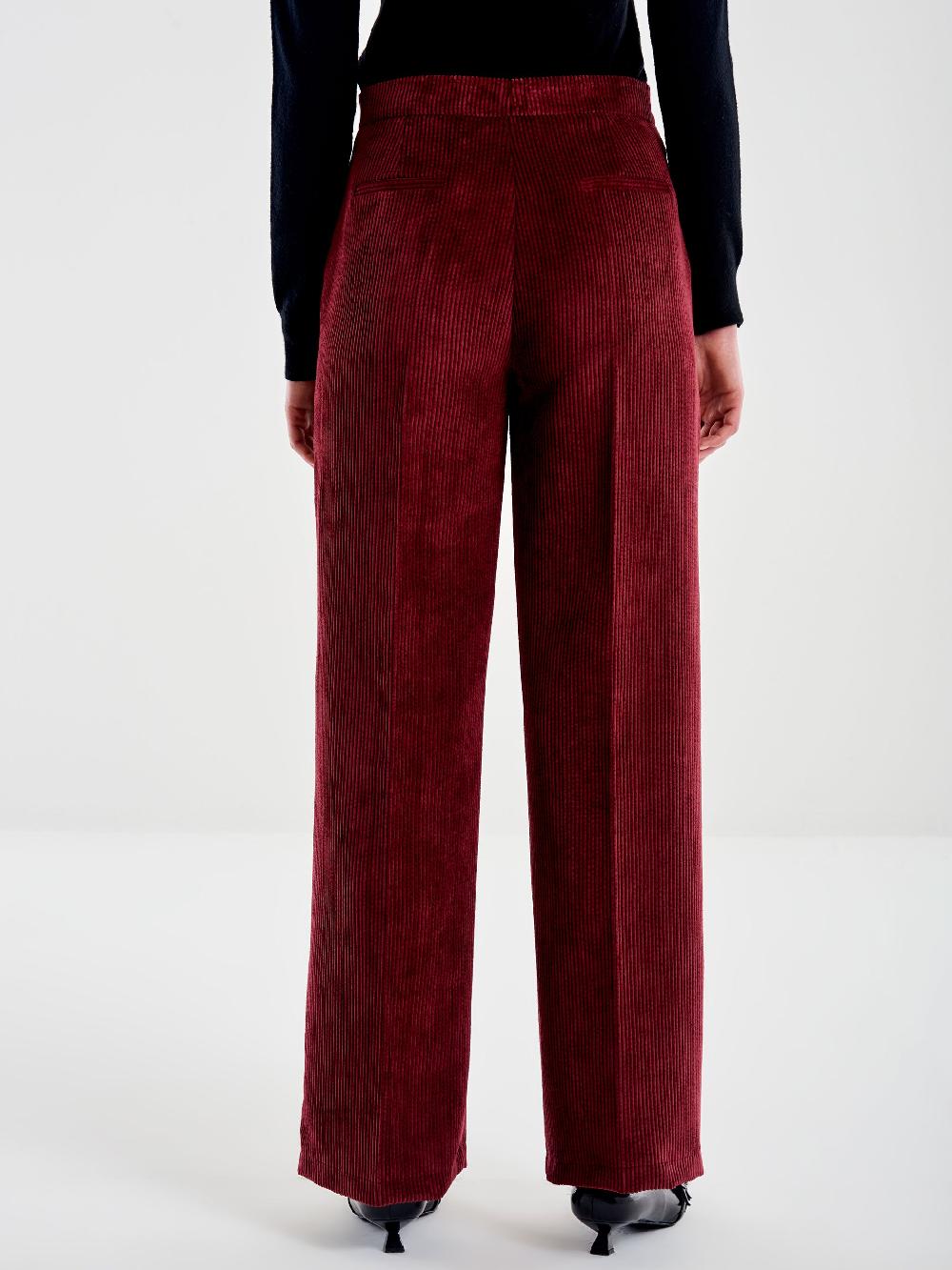 Vicolo Pantalone in Velluto a Palazzo Bordeaux Spedizione Gratuita