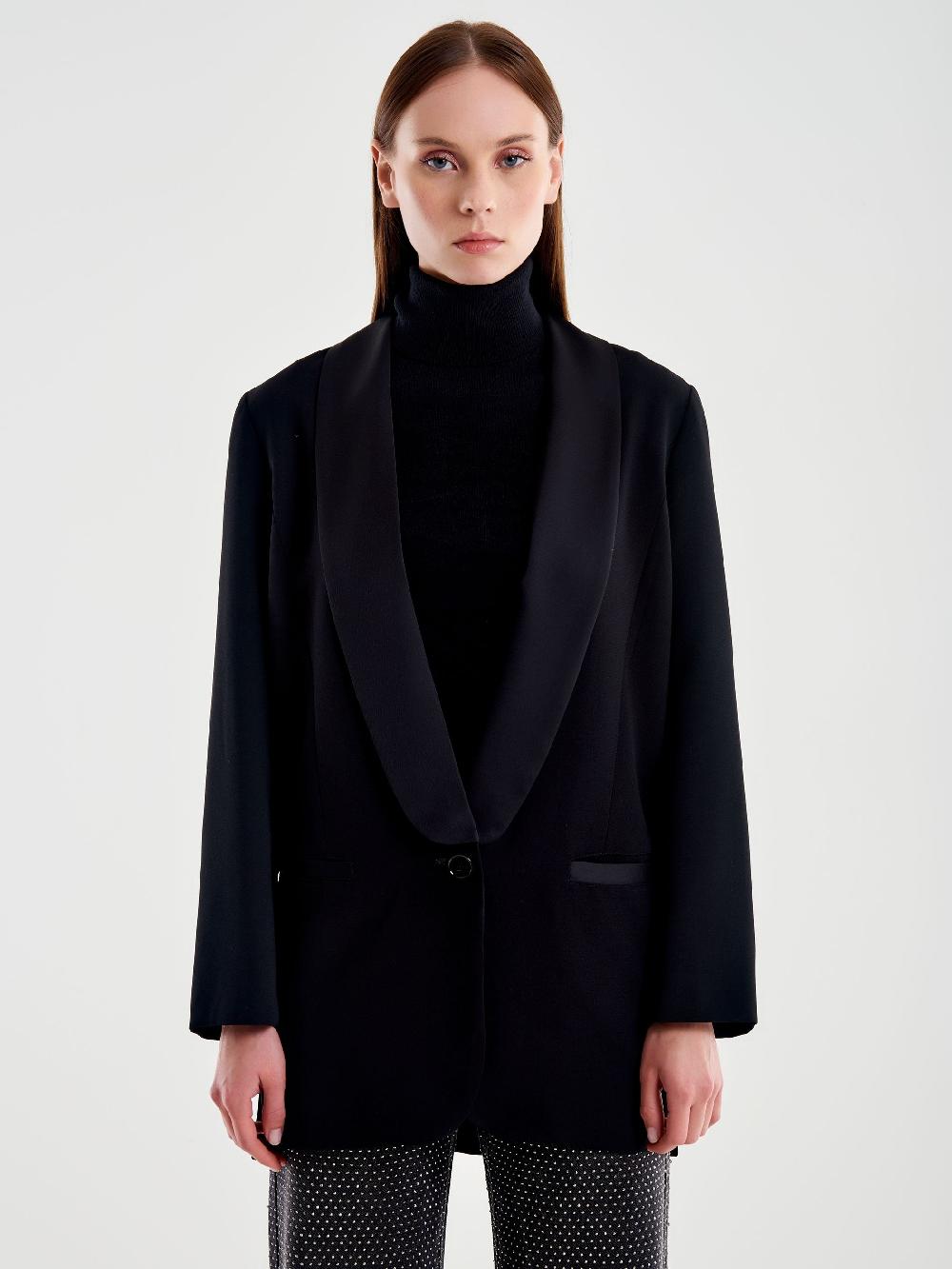 Vicolo Blazer Smoking Nero In Saldo