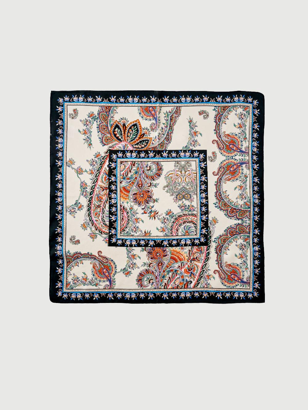Vicolo Foulard in Seta Nero Bestseller