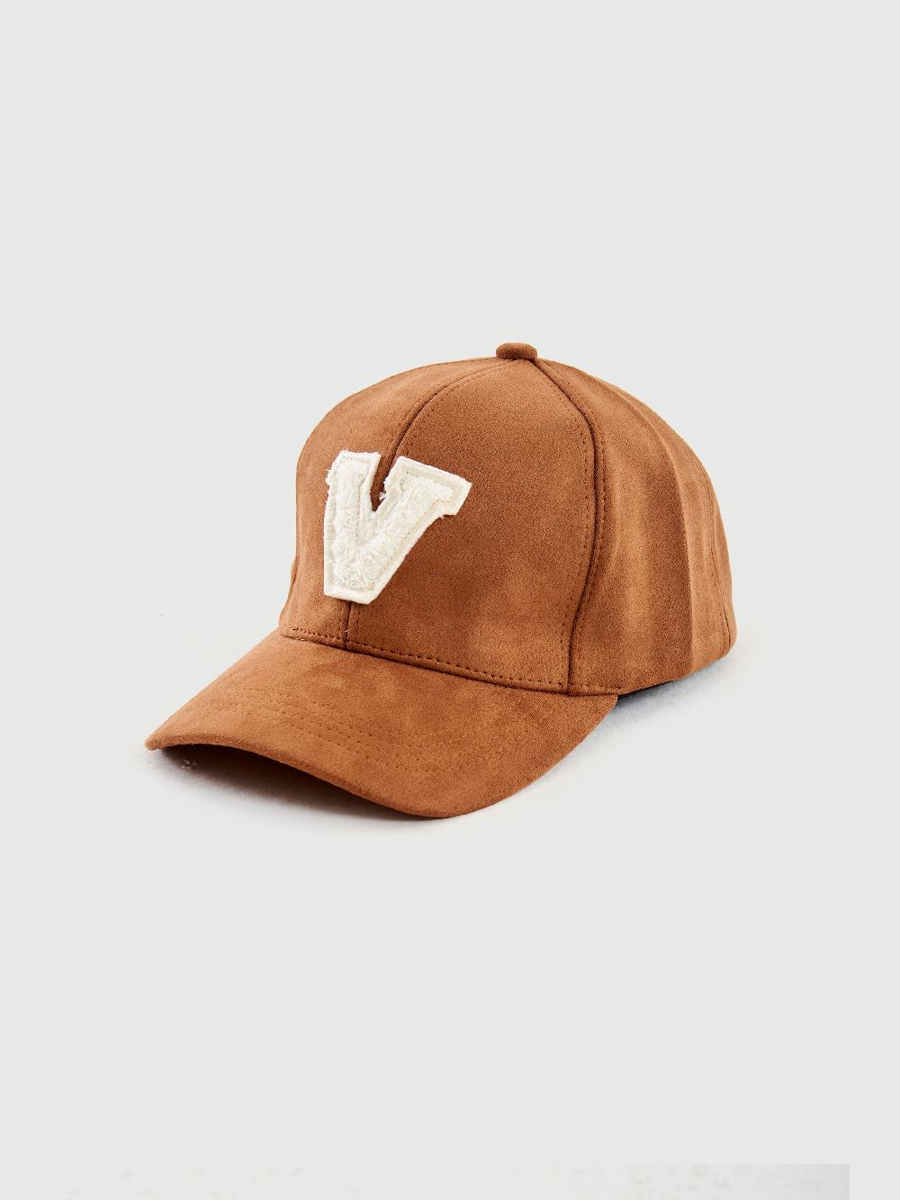 Vicolo Berretto Baseball Patch V Cognac Liquidazione
