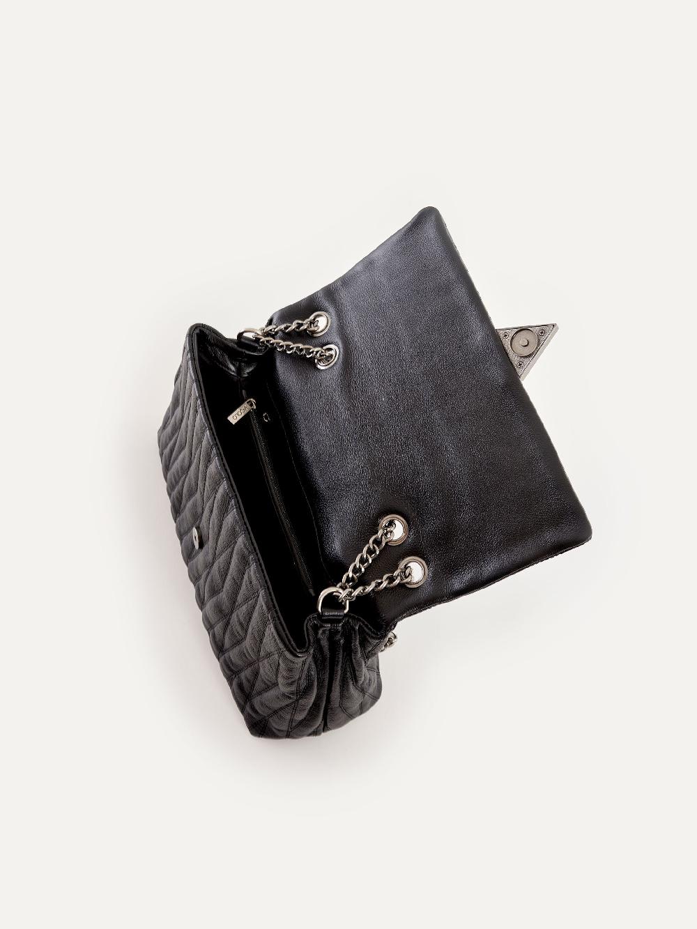 Vicolo Borsa Belleville Nero Enormi sconti
