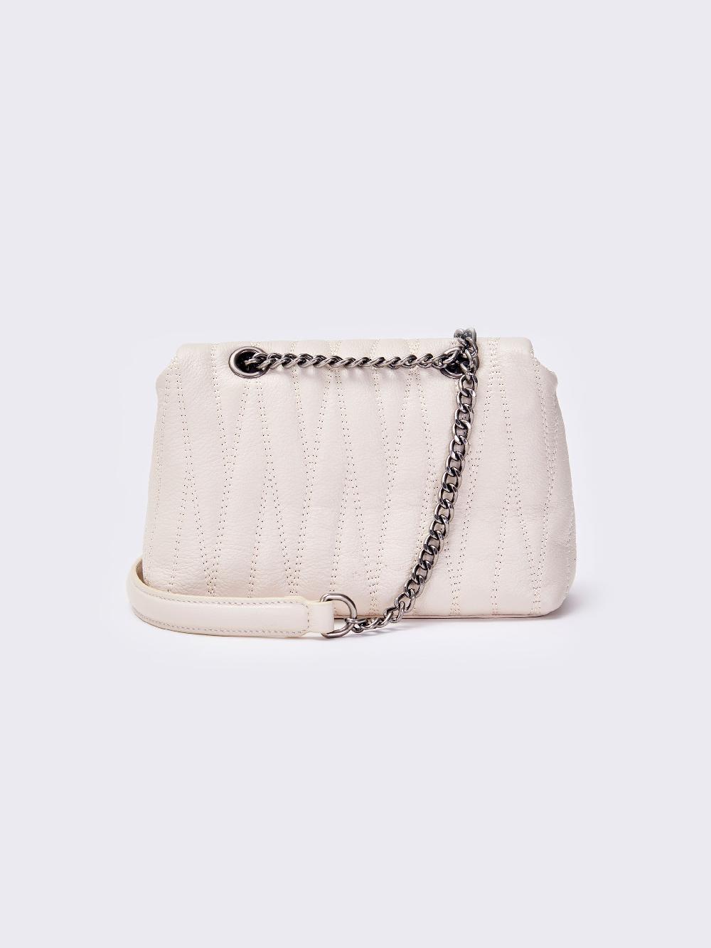 Vicolo Borsa Belleville Small Bianco Officina