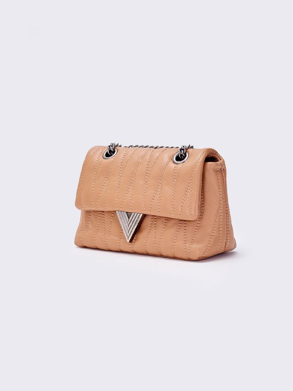 Vicolo Borsa Belleville Small Cammello Esporta salva