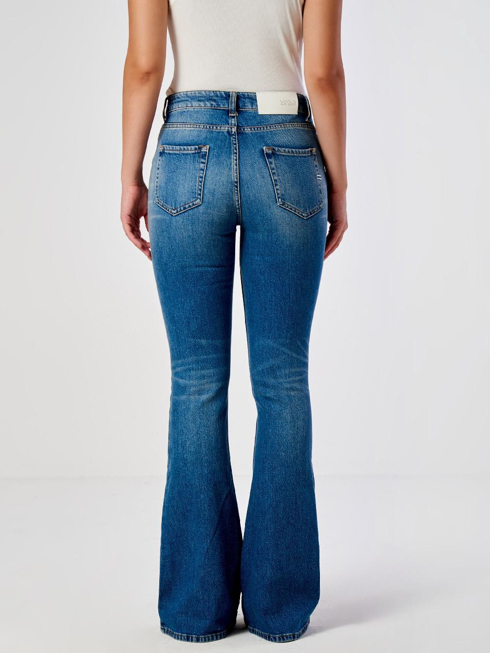 Vicolo Jeans Icon Gisele FlareBlu Shopping Online